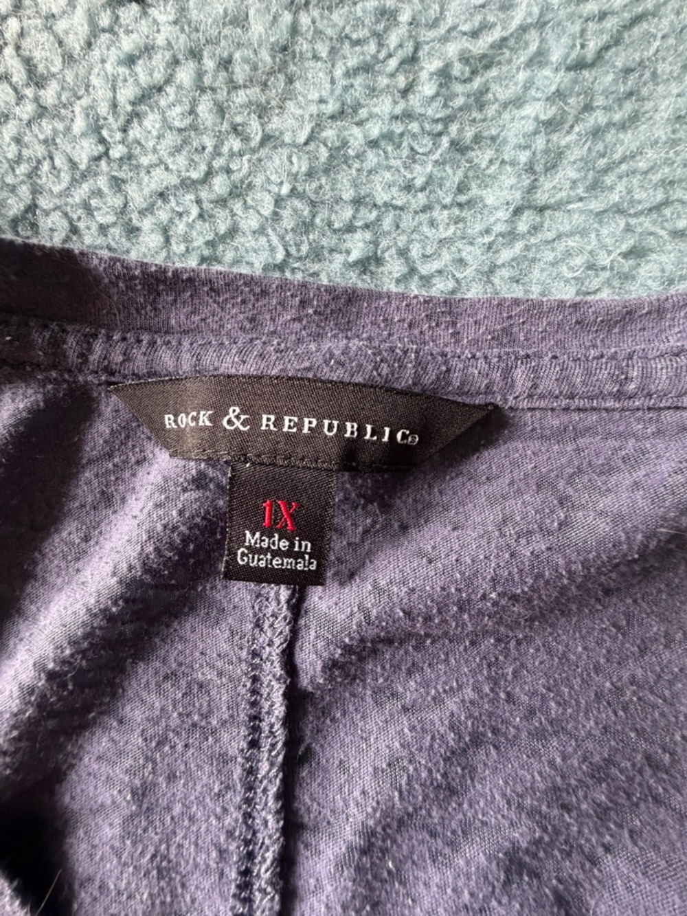 Bundle of 2 CATO /Rock&Republic Women’s Long Sleeve Ts Sizes 1XL and 18W/20W - Picture 4 of 9